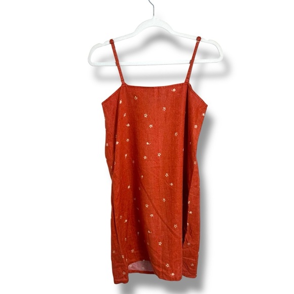 Y2K Vintage Abercrombie & Fitch Linen Mini Dress Size XS 2000s - Picture 6 of 7